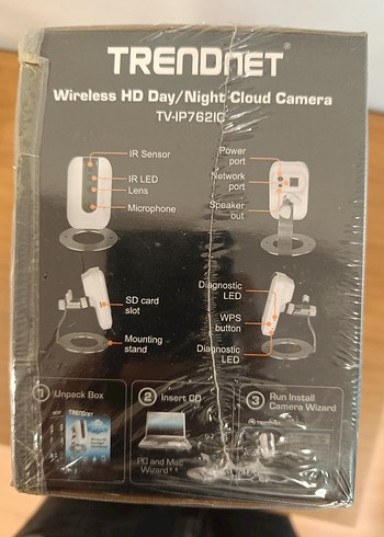 Bebek Kamerası Trendnet TV-IP762IC kablosuz Gece/Gündüz - Görsel 5