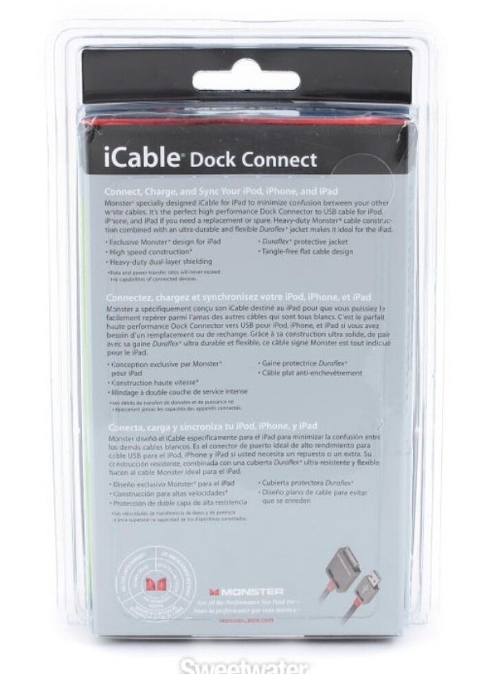 MONSTER iPod iPhone iPad Hızlı Şarj Kablosu - Görsel 2