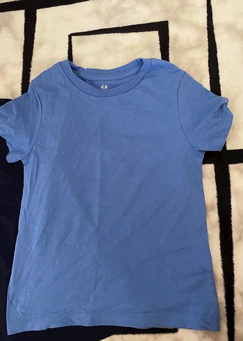 H&M Erkek Basic Lacivert Kısa Kollu Tişört