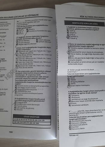 Beden Renk Çocuk Gelişimi 4. Sınıf Bahar Dönemi Soru Kitabı