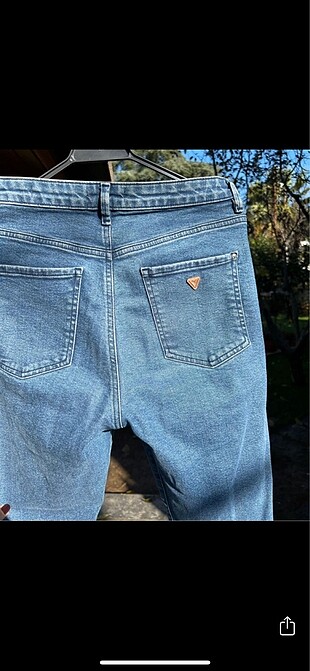 38 Beden Guess yüksek bel jean pantolon