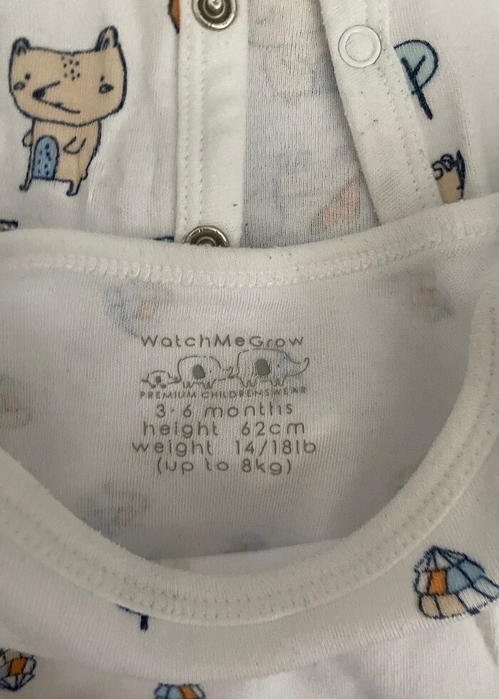 3-6 ay zıbın ve tulum - Görsel 3