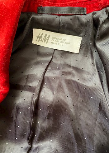 Erkek Çocuk Kırmızı Süet ceket - Görsel 4