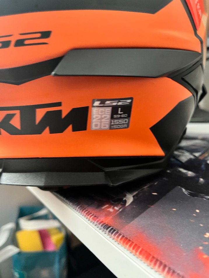 LS2 KTM Exploerer L beden Motosiklet Kaskı - Görsel 5