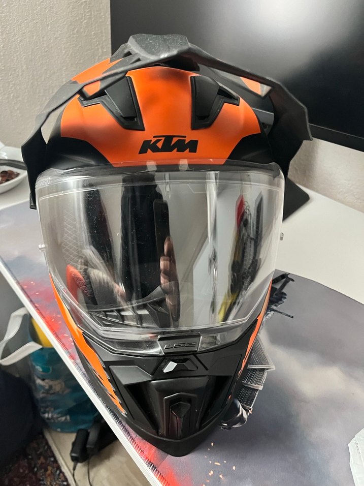LS2 KTM Exploerer L beden Motosiklet Kaskı - Görsel 2