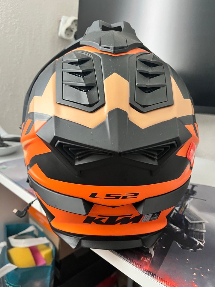 LS2 KTM Exploerer L beden Motosiklet Kaskı - Görsel 4