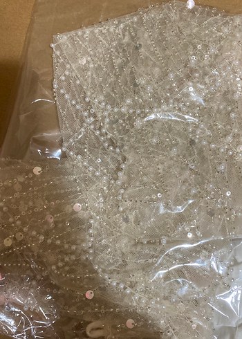 Straplez Beyaz Denizkızı Gelinlik - Görsel 4