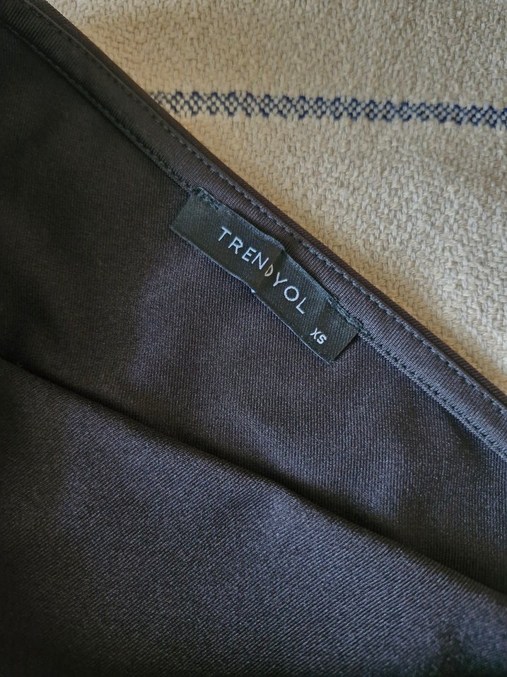 Drapeli Tek Omuz Siyah Kadın Body - Görsel 2