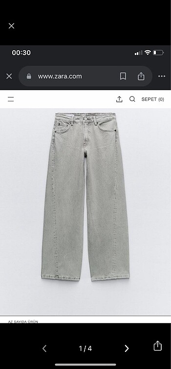 zara jean kot pantolon