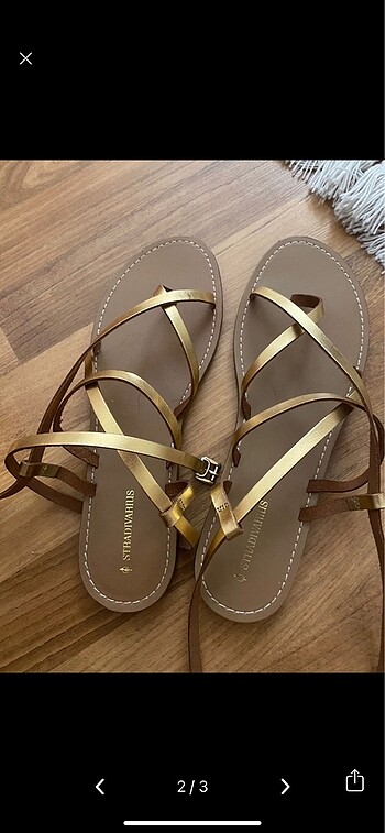 Stradivarius stradivarius duz sandalet