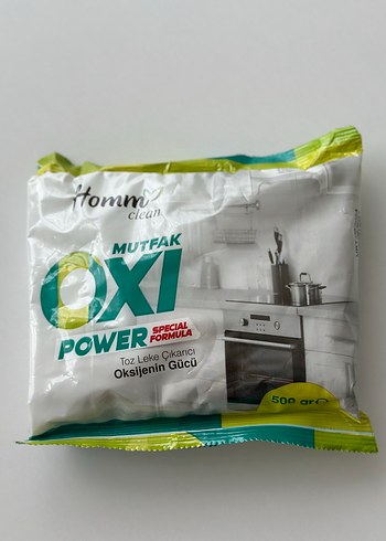 Homm bitkisel Oxi Power Mutfak Toz Leke Çıkarıcı 500 gr
