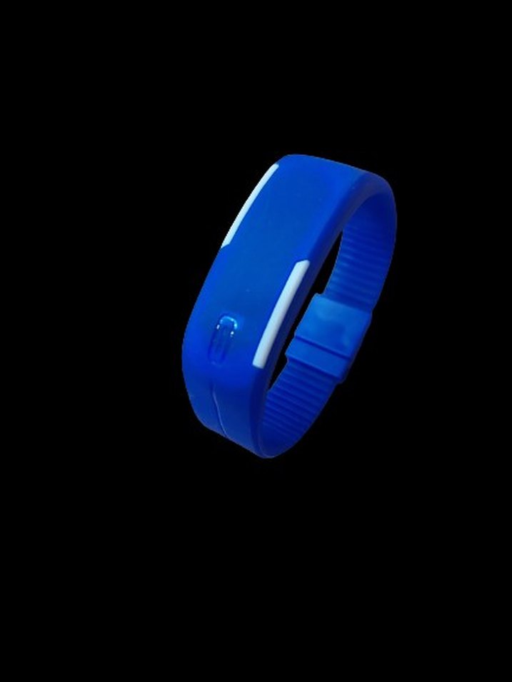 Renkli Mavi Akıllı Bileklik - Görsel 4