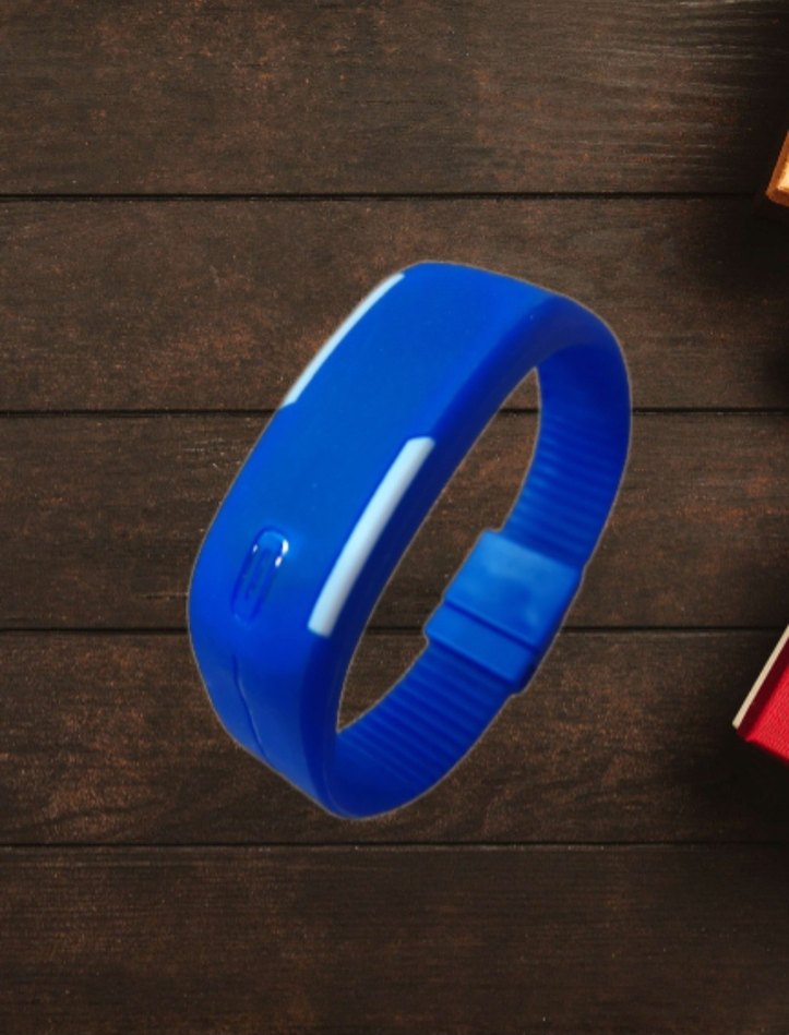 Renkli Mavi Akıllı Bileklik - Görsel 2