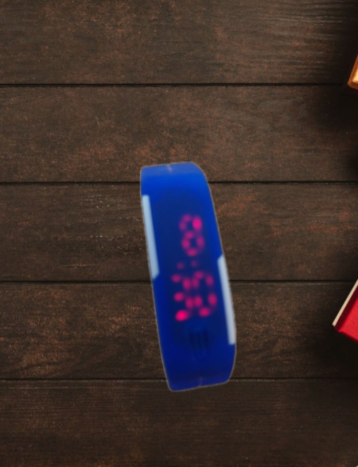 Renkli Mavi Akıllı Bileklik - Görsel 3