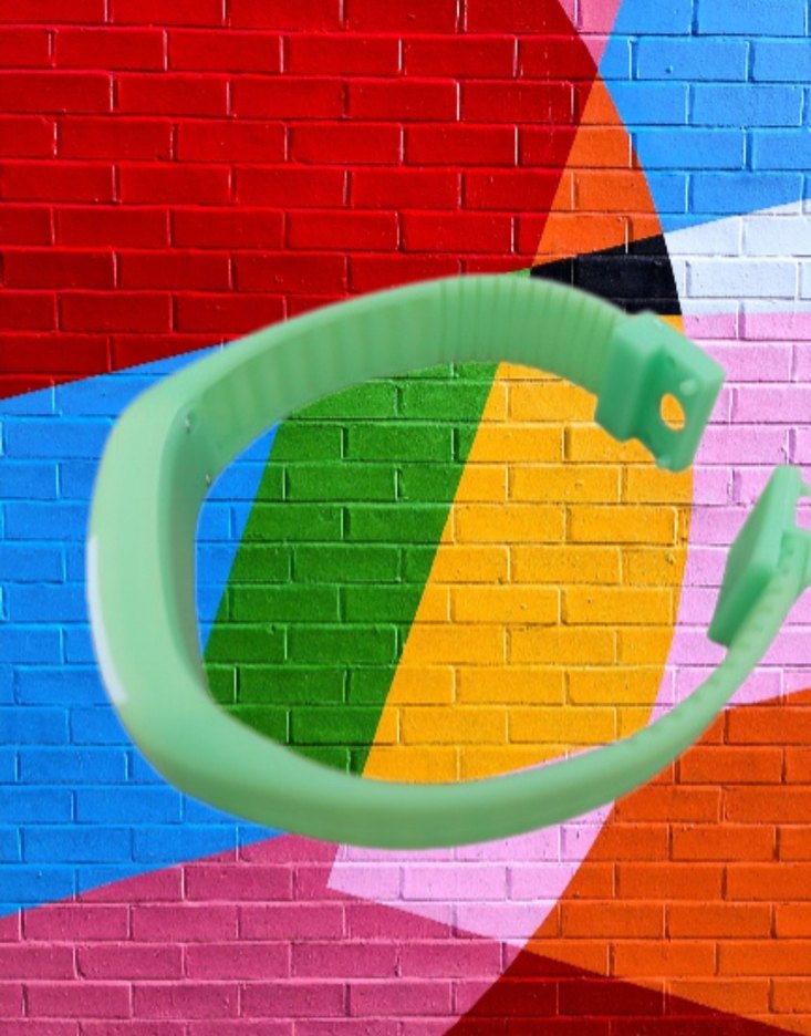 Renkli Yeşil spor kol Saat - Görsel 2