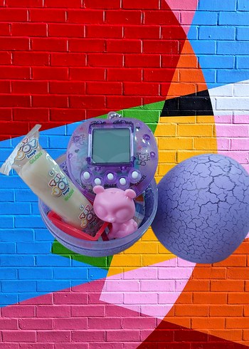 mor rengi Dinozor Yumurtası ve Elektronik Oyuncak - Görsel 4