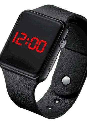 Siyah Dijital Ekranlı kol Saat - Görsel 3