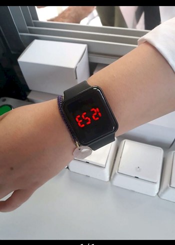 Siyah Dijital Ekranlı kol Saat - Görsel 2