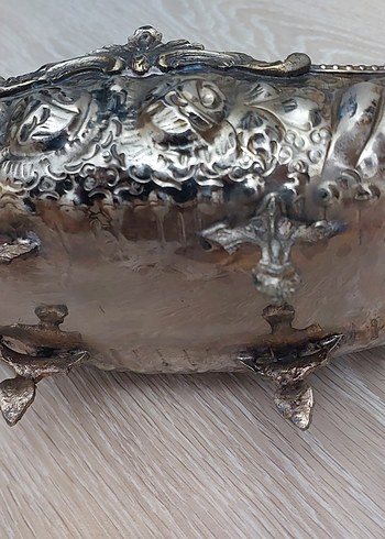 gümüş kaplama masa üstü obje - Görsel 5