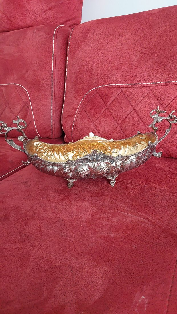 gümüş kaplama masa üstü obje - Görsel 4