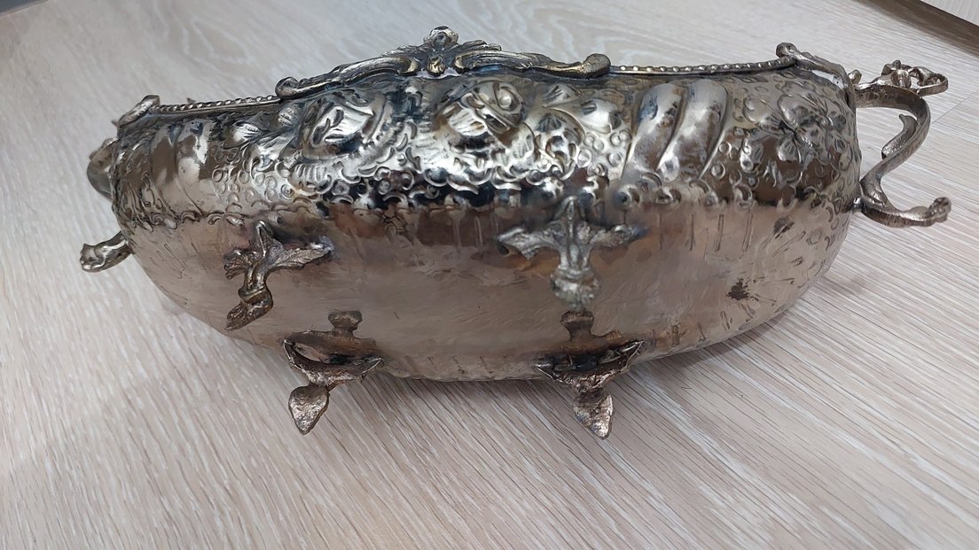 gümüş kaplama masa üstü obje - Görsel 5