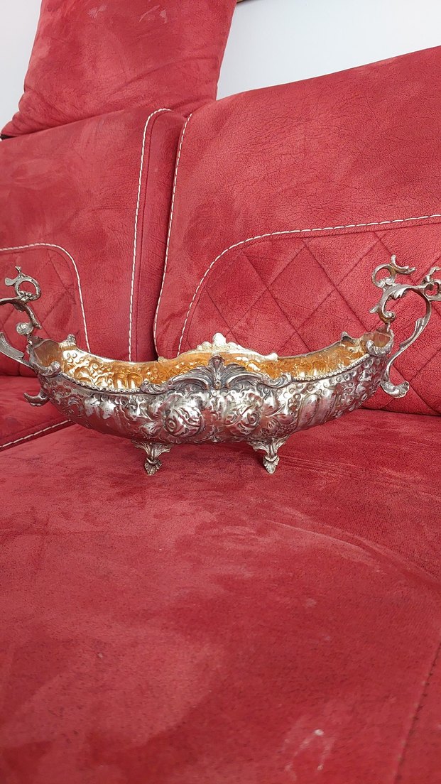 gümüş kaplama masa üstü obje - Görsel 2