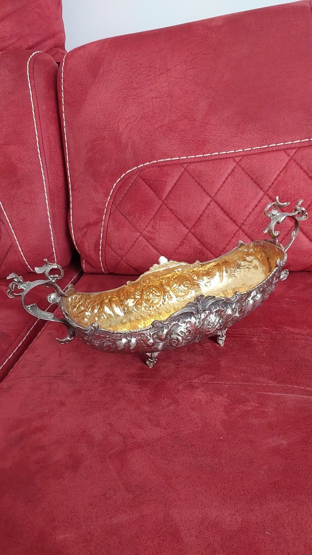 gümüş kaplama masa üstü obje - Görsel 3