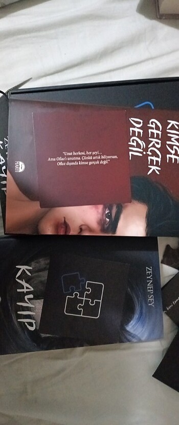 Zeynep sey kimse gerçek değil ve kayıp iki kitap