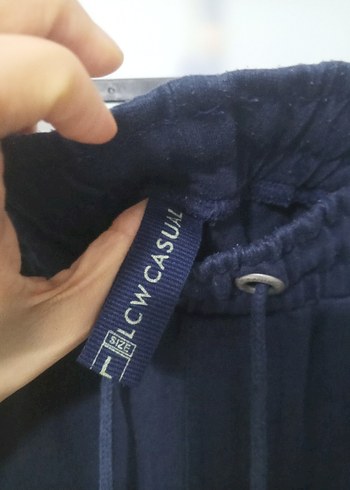 Lacivert Kemerli Erkek Eşofman Altı - Görsel 5