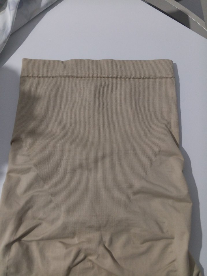 Bej Hamile Şort, Normal Boy, Dar Kesim - Görsel 3