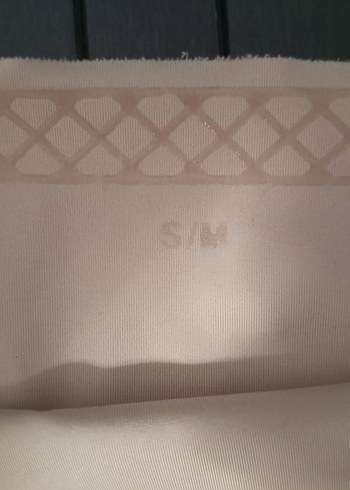 Bej Düz Hamile Şortu, Midi Boy, Dar Kesim - Görsel 2