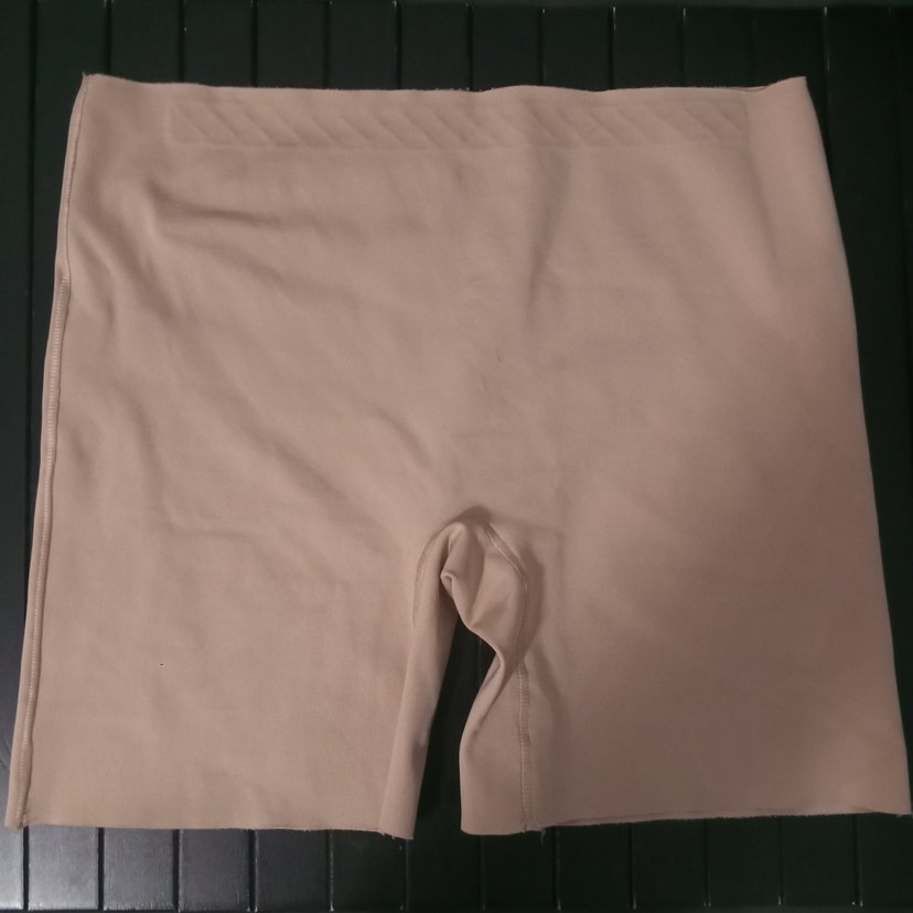 Bej Düz Hamile Şortu, Midi Boy, Dar Kesim - Görsel 3