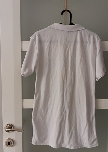 Erkek Beyaz Kısa Kollu Polo Tişört - Görsel 6