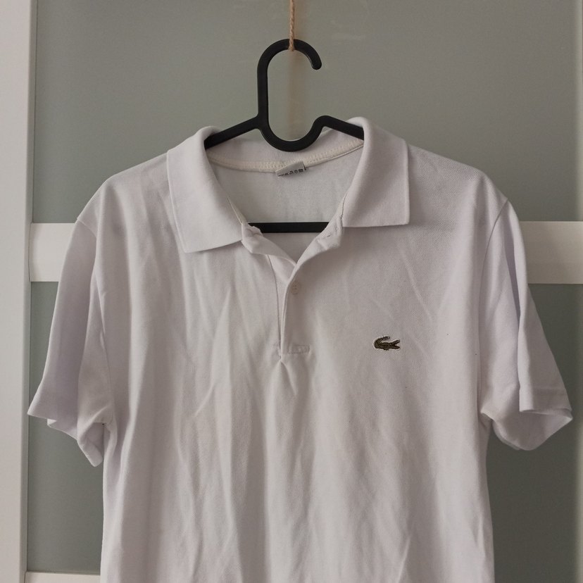 Erkek Beyaz Kısa Kollu Polo Tişört - Görsel 2