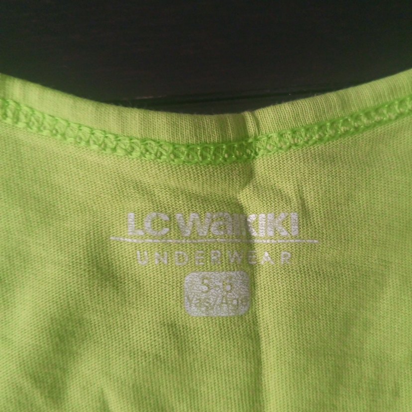 Renkli Yeşil Çocuk Atlet - Görsel 3