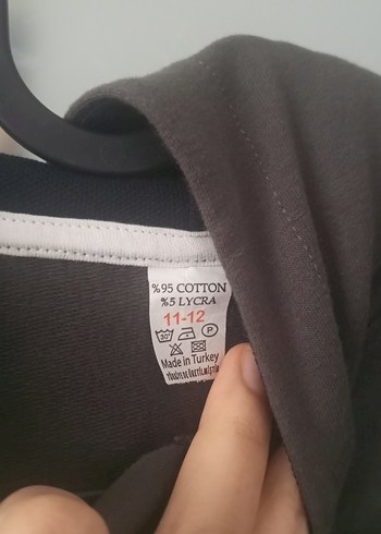 Erkek Çocuk Gri Baskılı Sweatshirt - Görsel 5