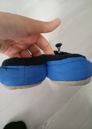 Erkek Çocuk Mavi Sıcak Ev Terliği - Görsel 5