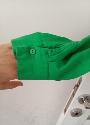 m Beden yeşil Renk Gömlek 