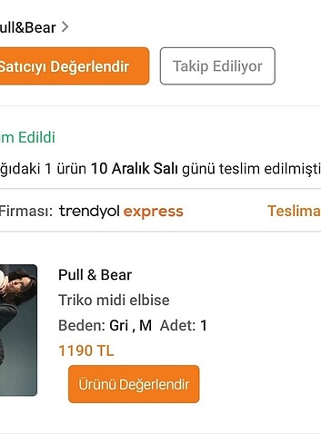 Pull and Bear Pull & Bear Kadın Triko Elbise