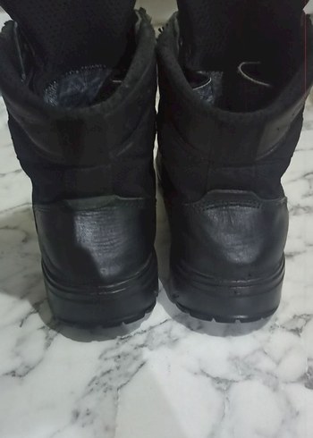 42 Beden siyah Renk Siyah Tokalı Erkek Goth Botları (polis botu Özkan marka)