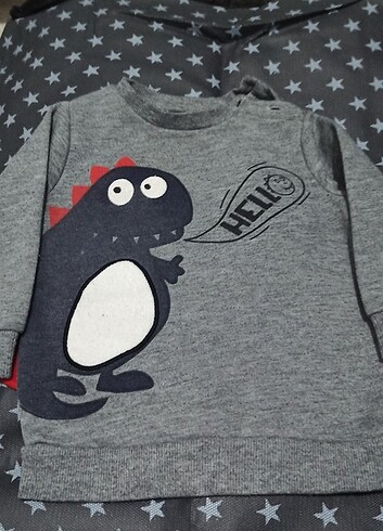 Erkek bebek 2li sweatshirt 