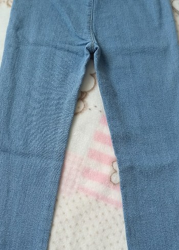 5 Yaş Beden mavi Renk Erkek Çocuk Mavi Denim Pantolon
