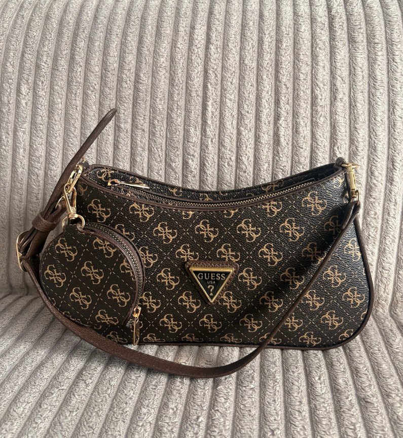 Guess Kahverengi Deri Kadın Çanta - Görsel 3