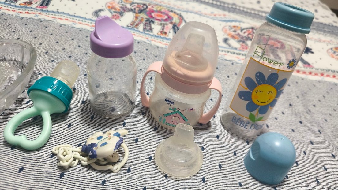 Bebek Biberonu ve cam rende - Görsel 3