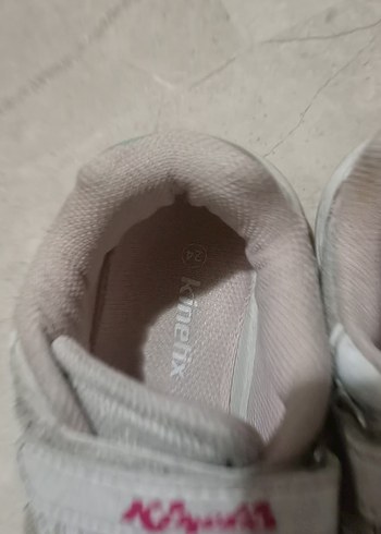 Kinetix Kız Çocuk Beyaz Bağcıksız Spor Ayakkabı
