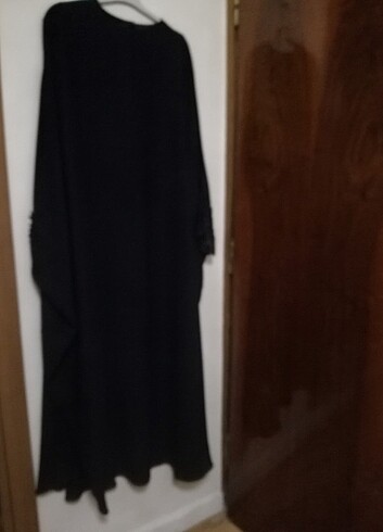universal Beden siyah Renk #Abaya #ferace #uzun #elbise 