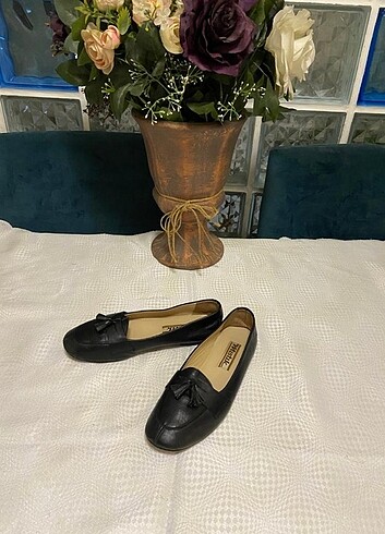 #Ayakkabı #Loafer #Hakiki #Deri #Siyah #Mıstık 