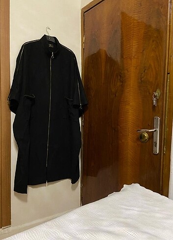 52 Beden siyah Renk #Manto #Kaban #Abaya #Büyük #Beden #Oversize