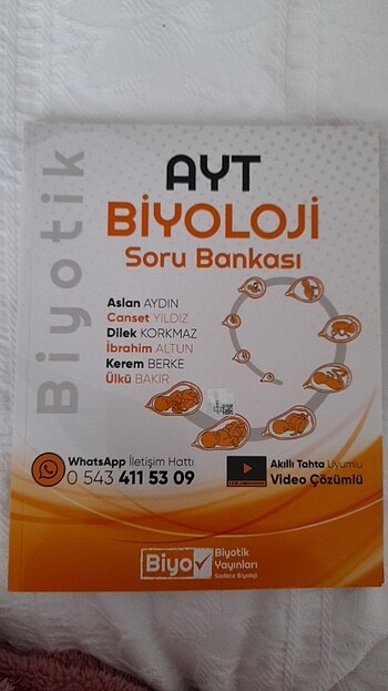 AYT BİYOLOJİ SORU BANKASI BİYOTİK YAYINLARI
