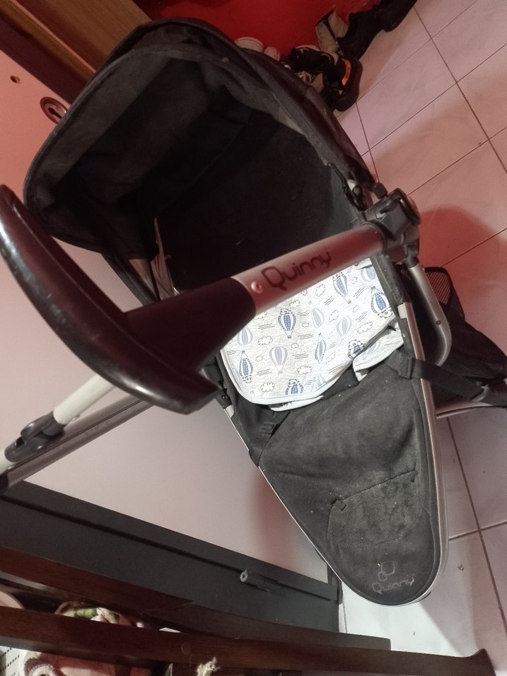 siyah Bebek Arabası, Katlanabilir - Görsel 2